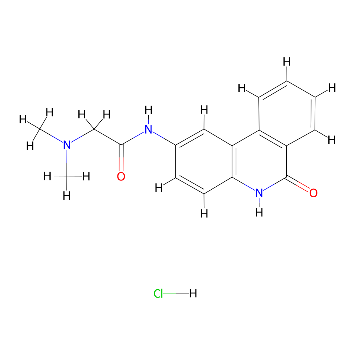 PJ-34 hydrochloride molecular structure, CAS 344458-15-7