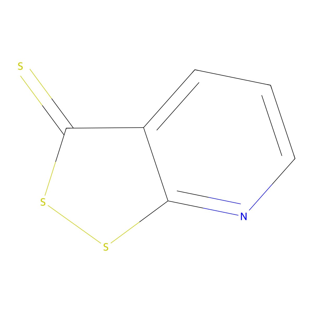3H-[1,2]dithiolo[3,4-b]pyridine-3-thione molecular structure, CAS 3445-78-1