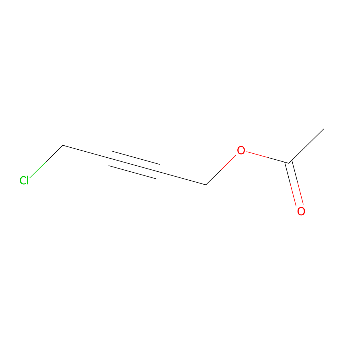 4-Chlorobut-2-yn-1-yl acetate molecular structure, CAS 34452-25-0