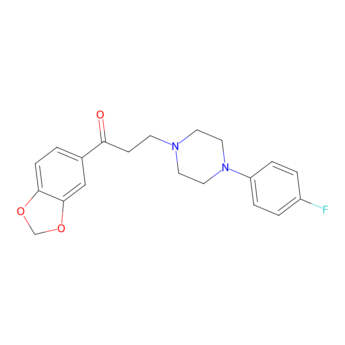 1-(1,3-Benzodioxol-5-YL)-3-(4-(4-fluorophenyl)-1-piperazinyl)-1-propanone molecular structure, CAS 344569-55-7
