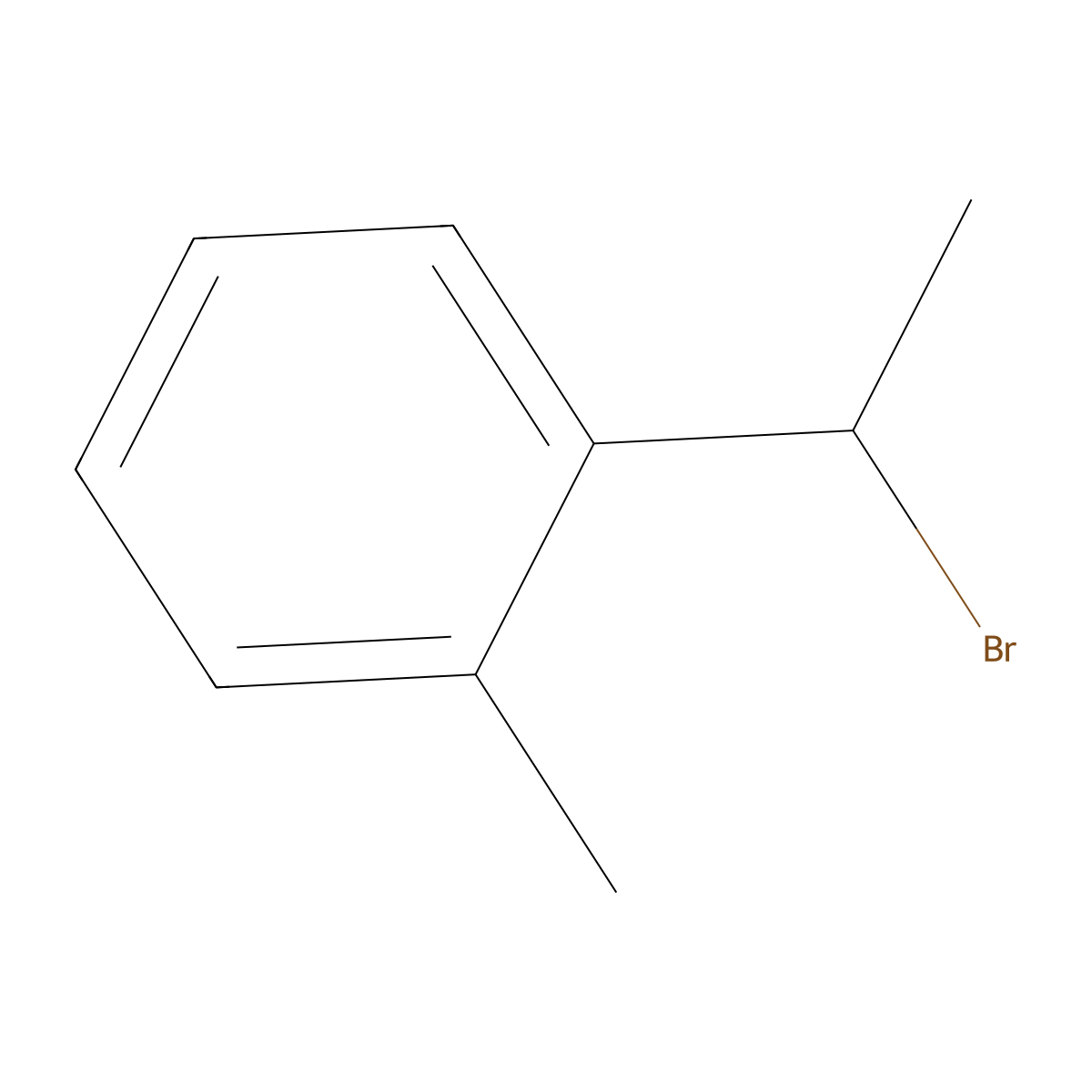 1-(1-Bromoethyl)-2-methylbenzene molecular structure, CAS 34457-01-7