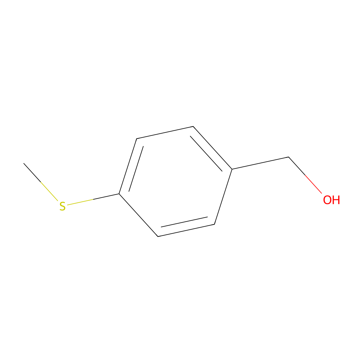 [4-(Methylsulfanyl)phenyl]methanol molecular structure, CAS 3446-90-0