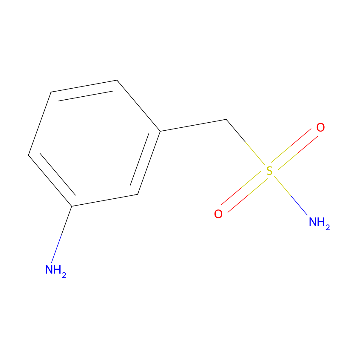 (3-Aminophenyl)methanesulfonamide molecular structure, CAS 344750-15-8
