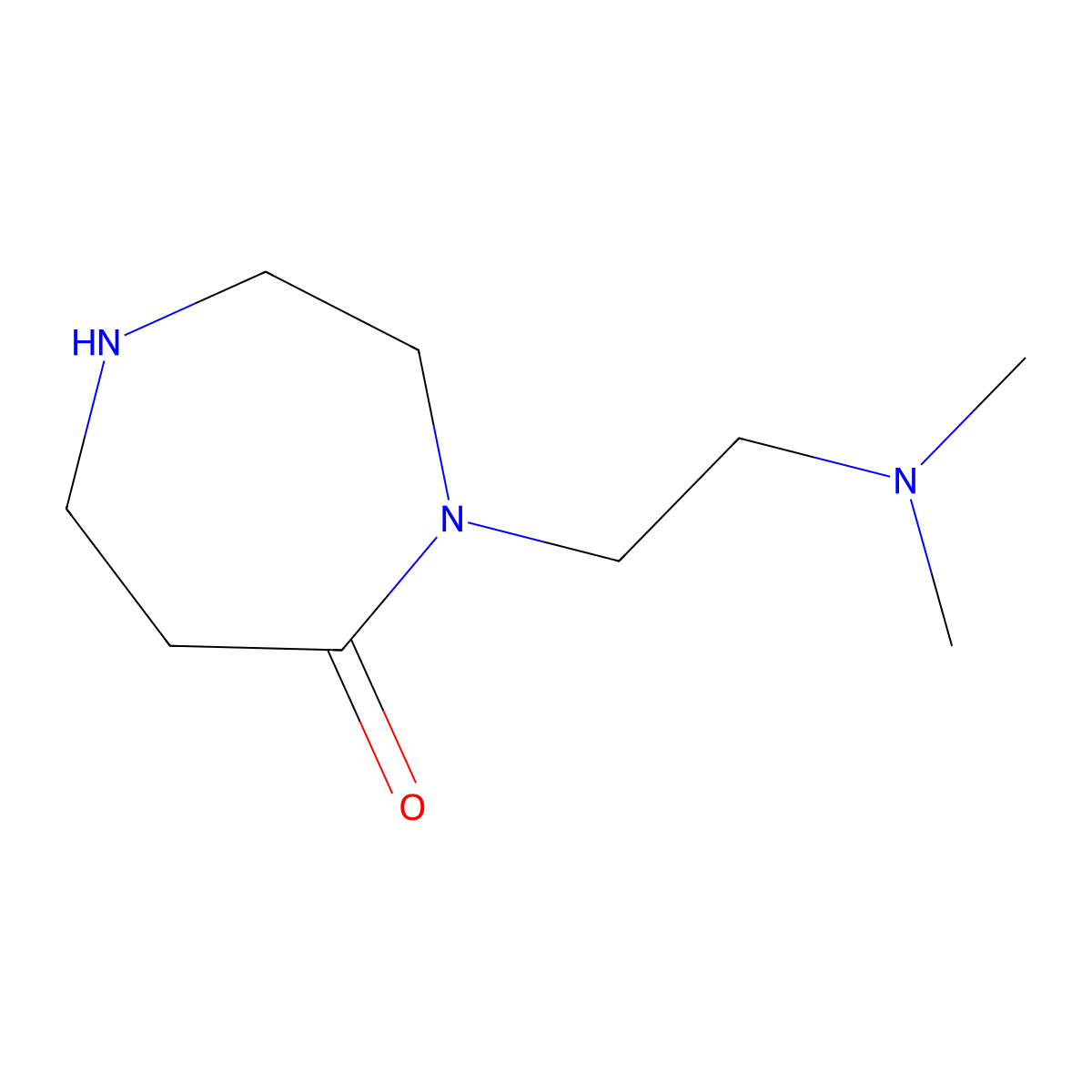 4-(2-(Dimethylamino)ethyl)-1,4-diazepan-5-one molecular structure, CAS 344779-07-3