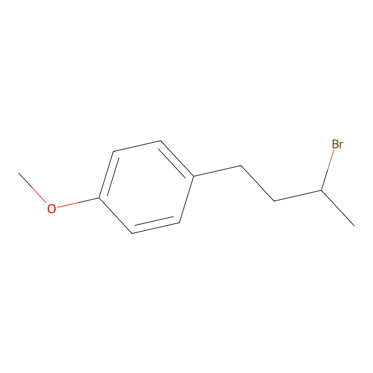 1-(3-Bromobutyl)-4-methoxybenzene molecular structure, CAS 344791-87-3