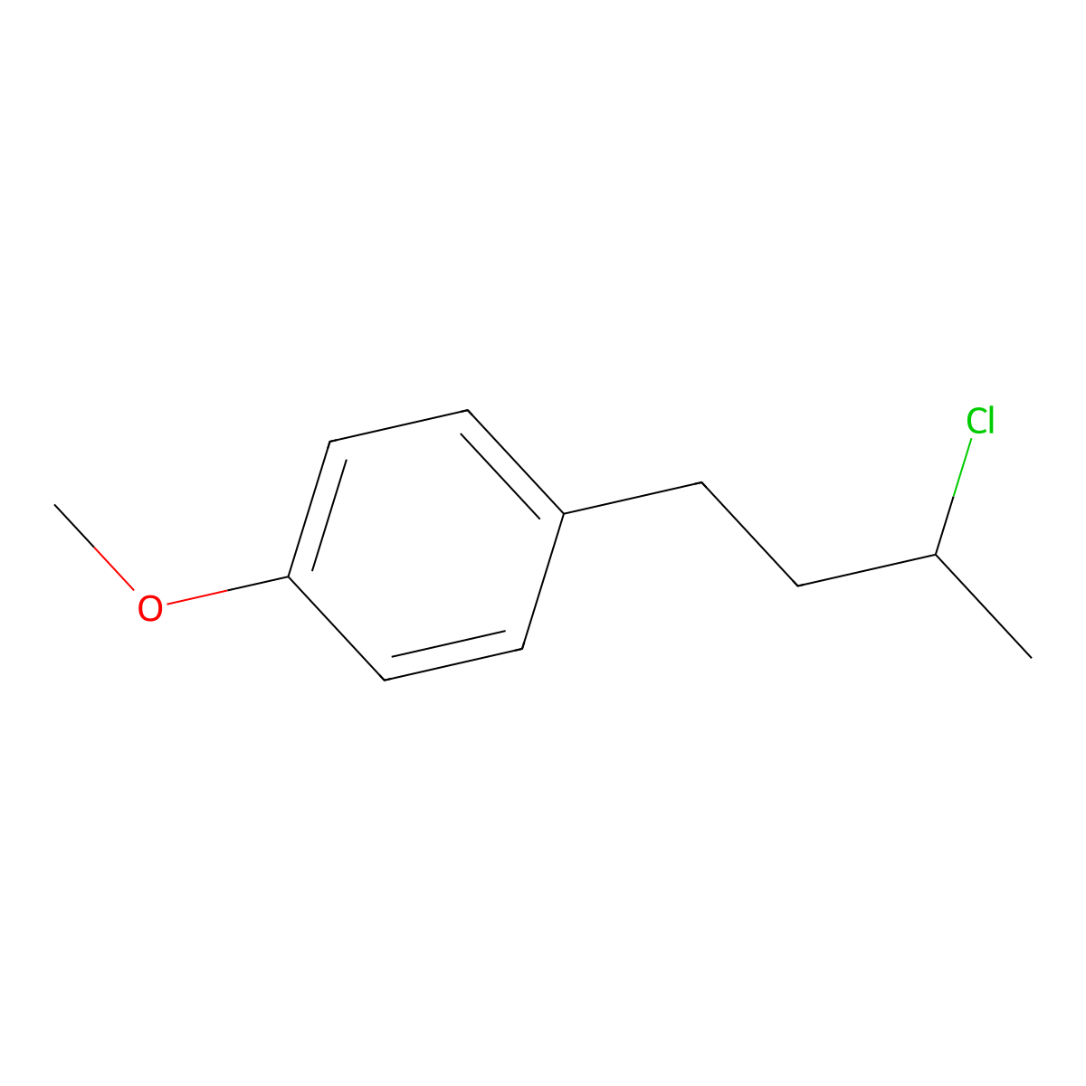 1-(3-Chlorobutyl)-4-methoxybenzene molecular structure, CAS 344791-90-8