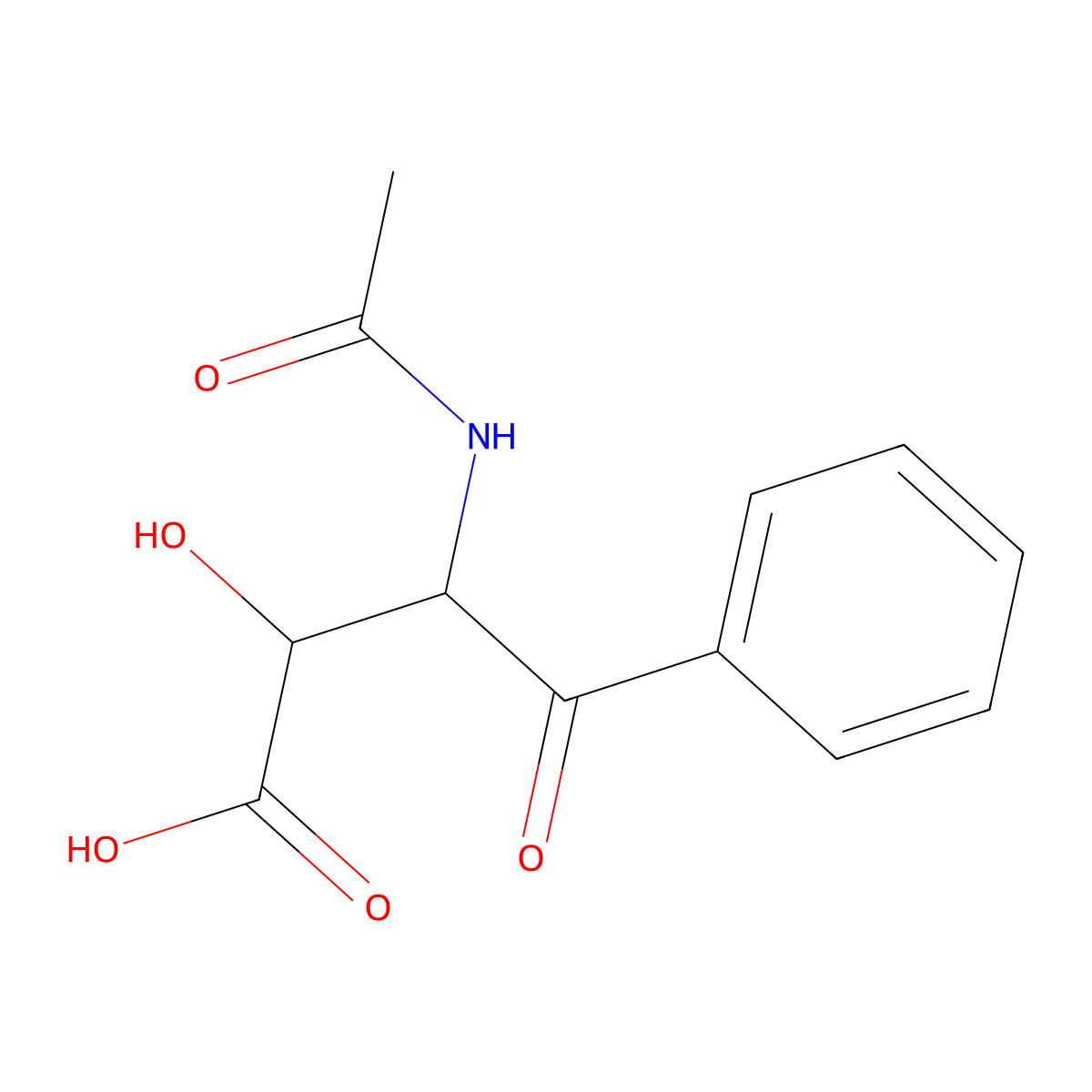 3-(Acetylamino)-2-hydroxy-4-oxo-4-phenylbutanoic acid molecular structure, CAS 344865-25-4