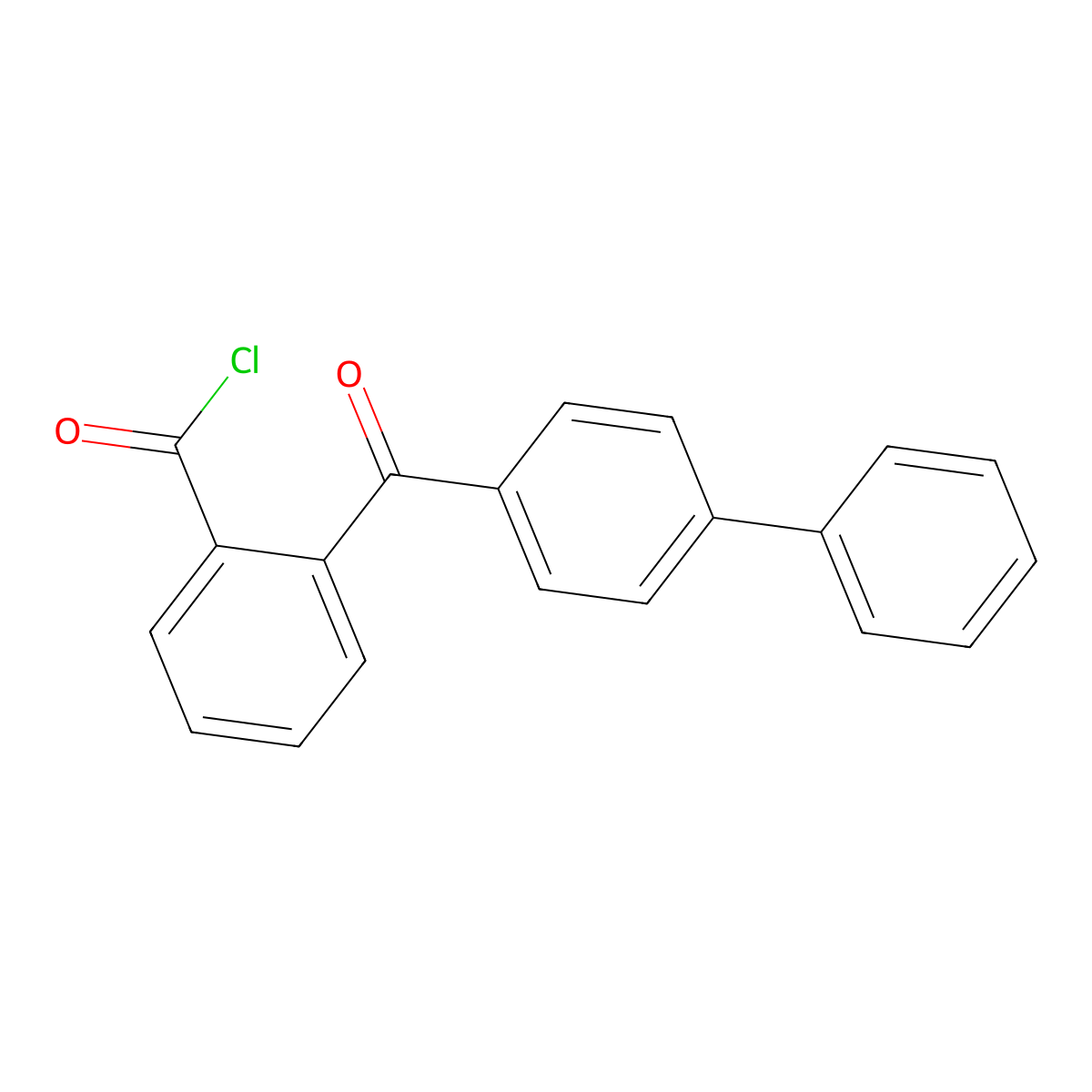 2-(4-Phenylbenzoyl)benzoyl chloride molecular structure, CAS 344875-46-3
