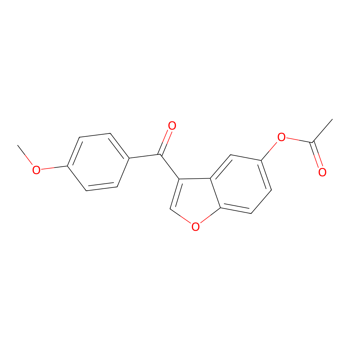 3-(4-Methoxybenzoyl)-1-benzofuran-5-yl acetate molecular structure, CAS 344875-56-5
