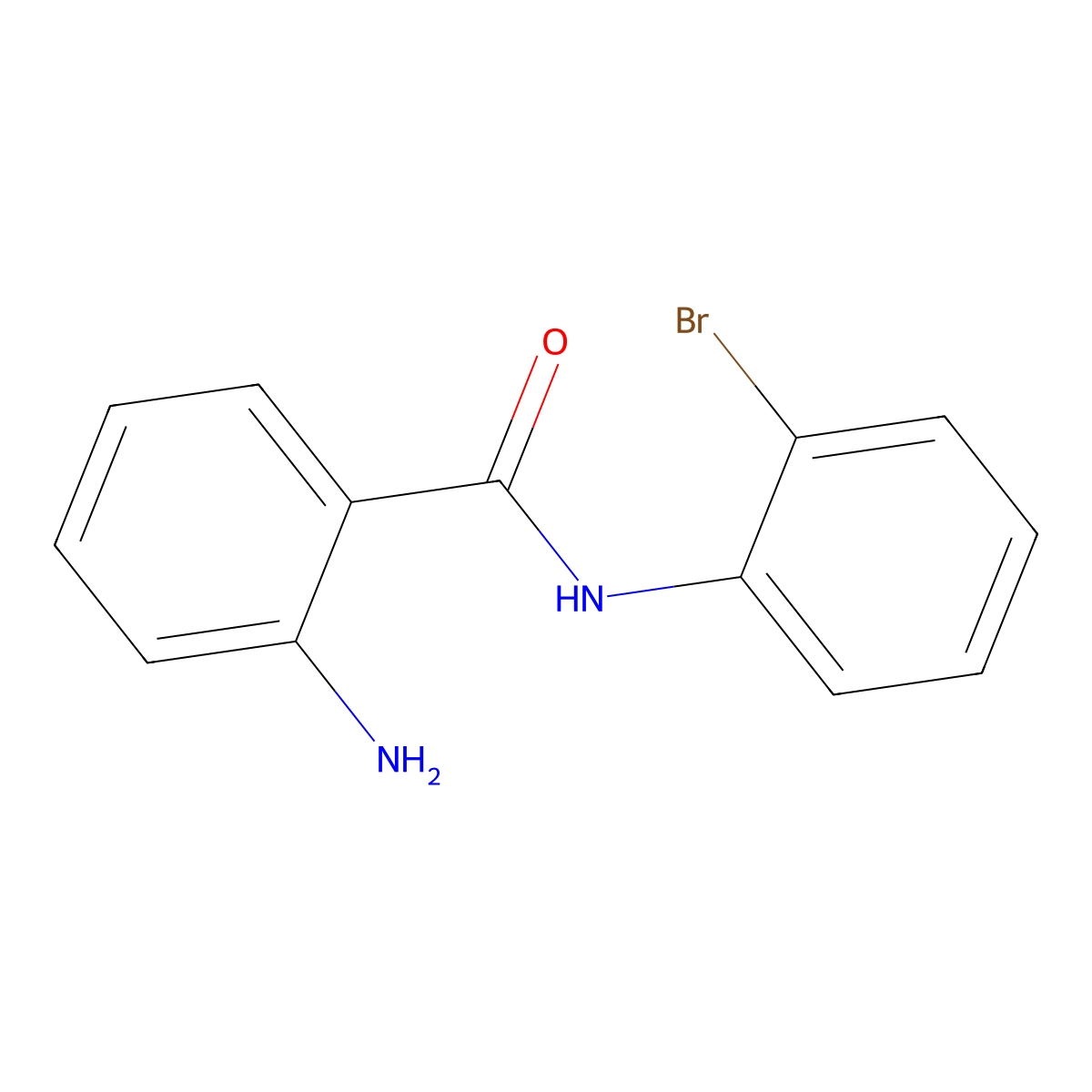 2-Amino-N-(2-bromophenyl)benzamide molecular structure, CAS 34489-85-5