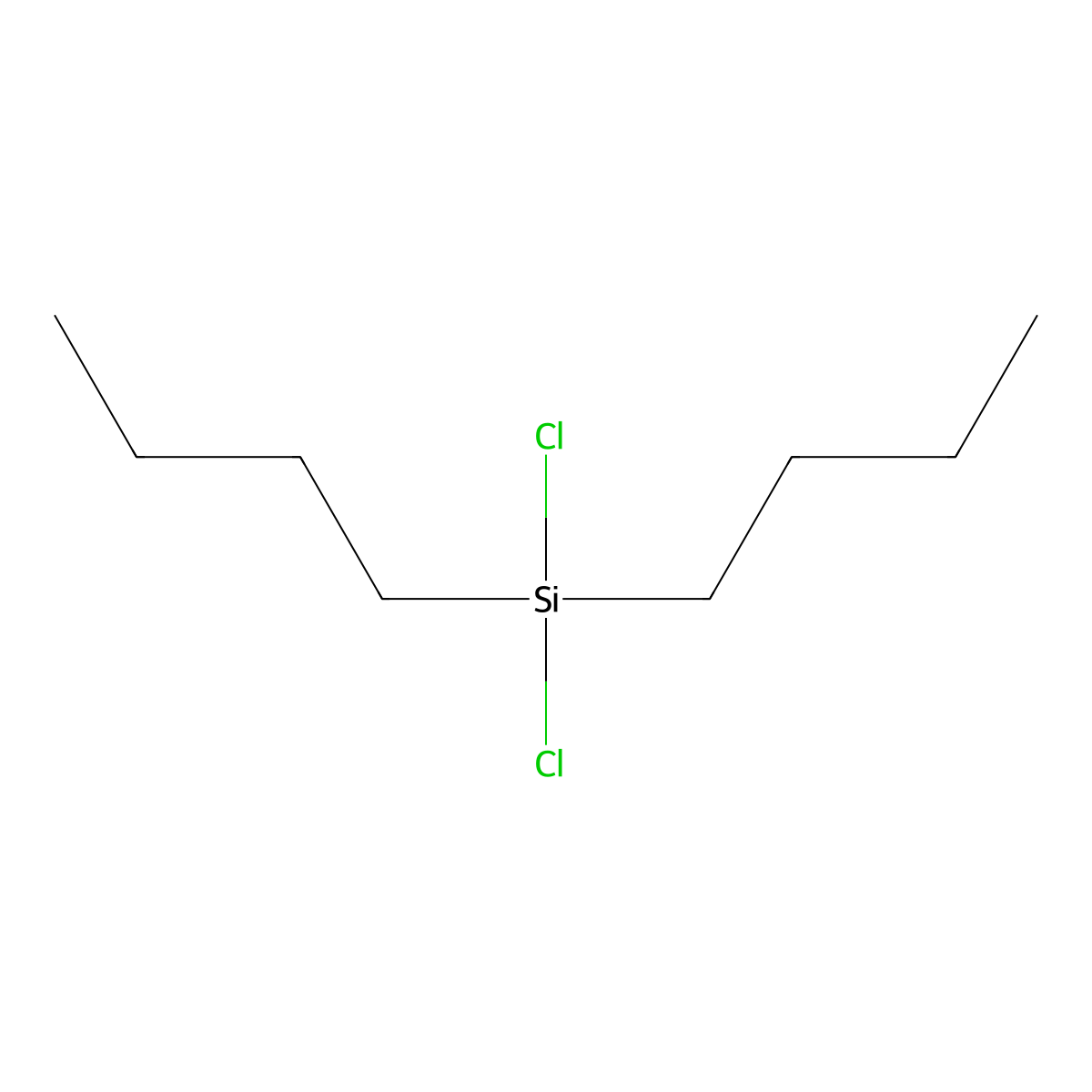 Silane, dibutyldichloro- molecular structure, CAS 3449-28-3