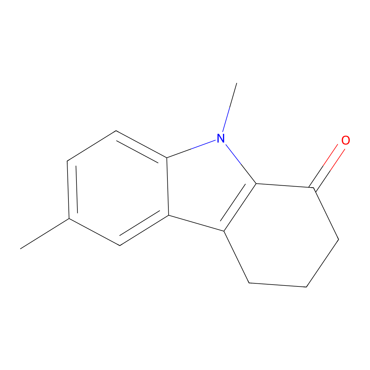 6,9-dimethyl-3,4-dihydro-2H-carbazol-1-one molecular structure, CAS 3449-52-3