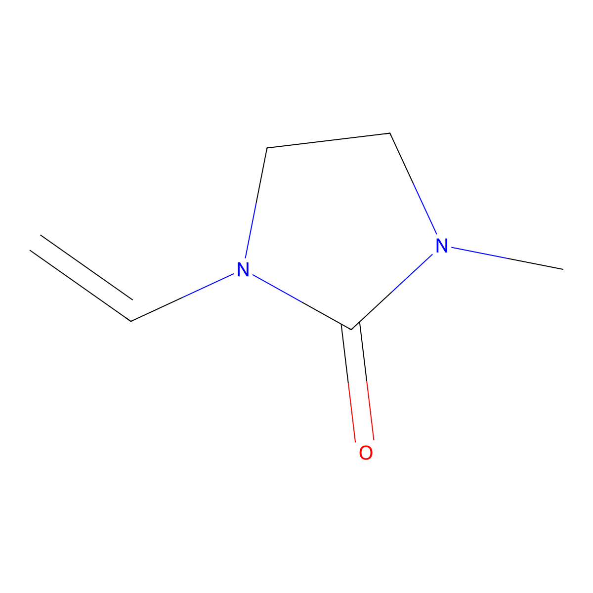 1-Ethenyl-3-methylimidazolidin-2-one molecular structure, CAS 344903-55-5