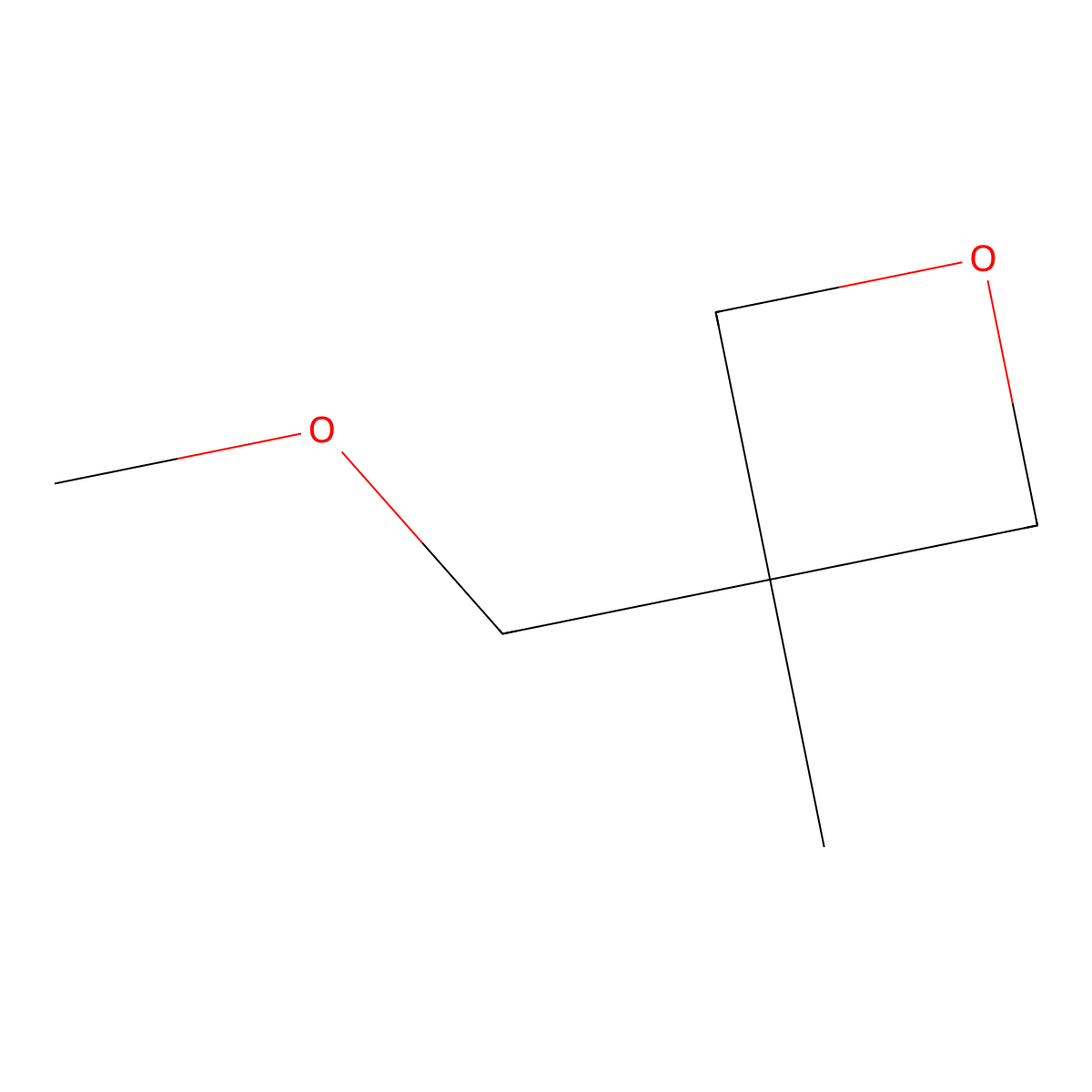 3-(Methoxymethyl)-3-methyloxetane molecular structure, CAS 34493-11-3