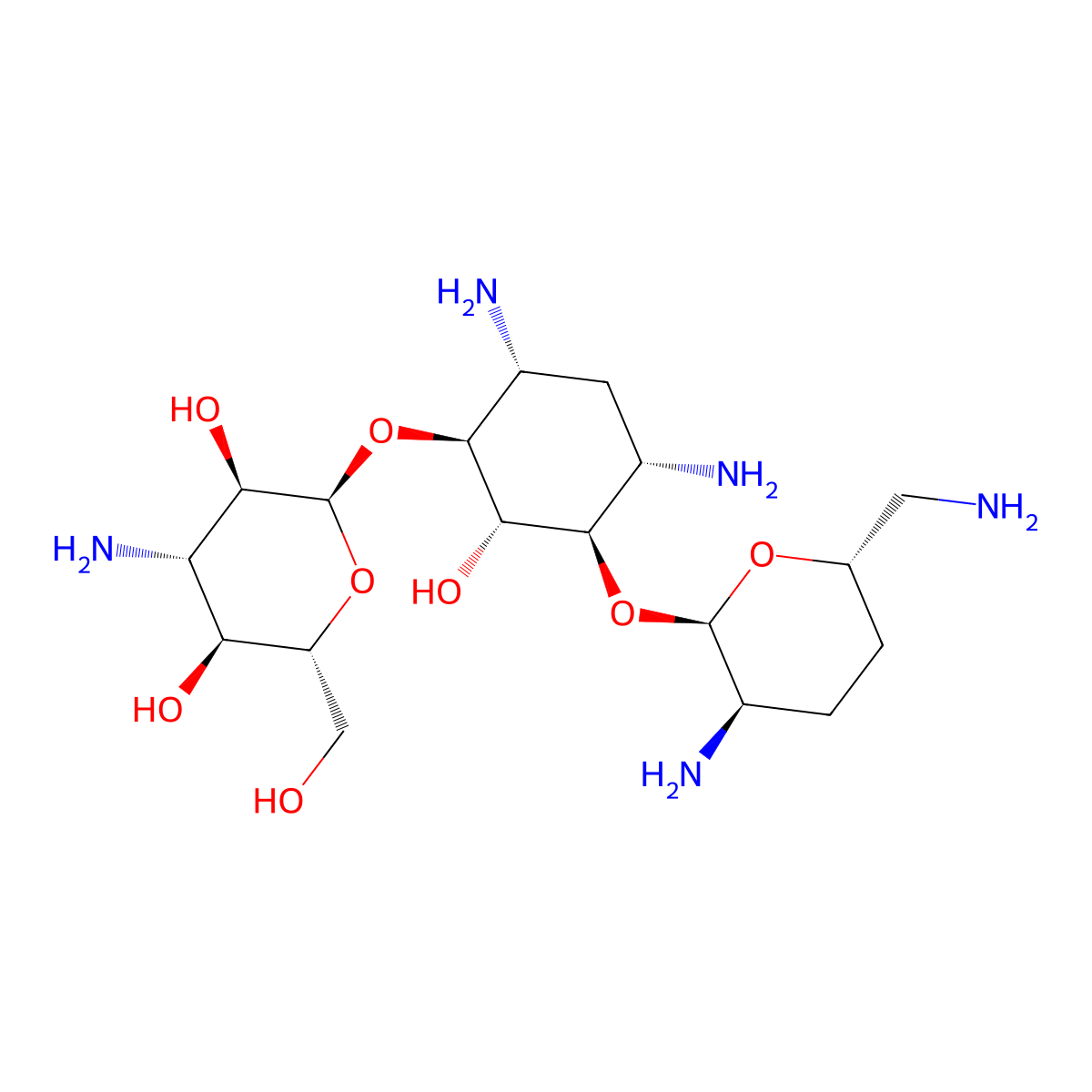 Dibekacin molecular structure, CAS 34493-98-6