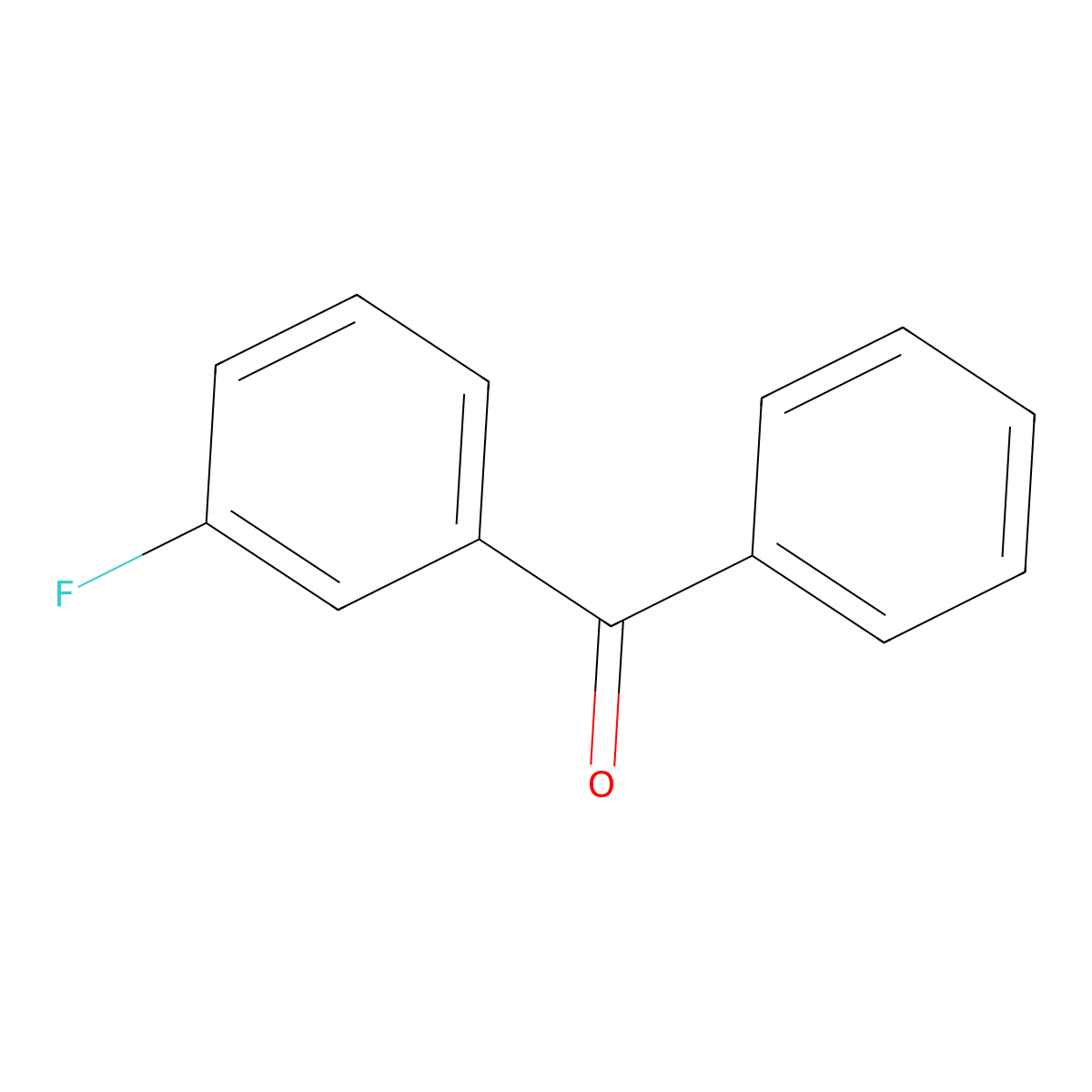 3-Fluorobenzophenone molecular structure, CAS 345-69-7
