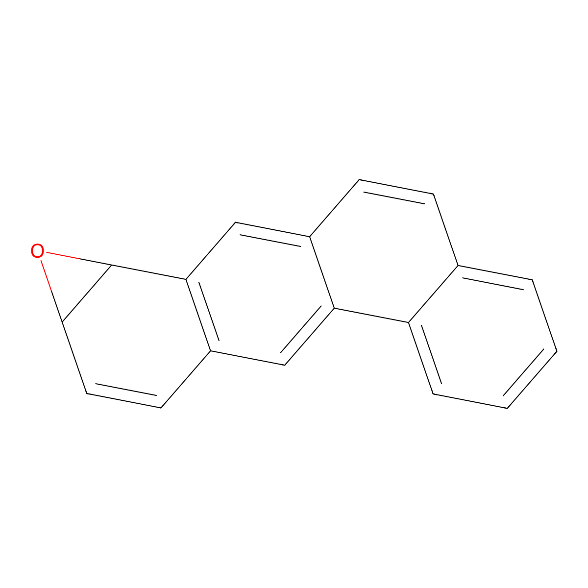 Benzanthracene-8,9-oxide molecular structure, CAS 34501-55-8