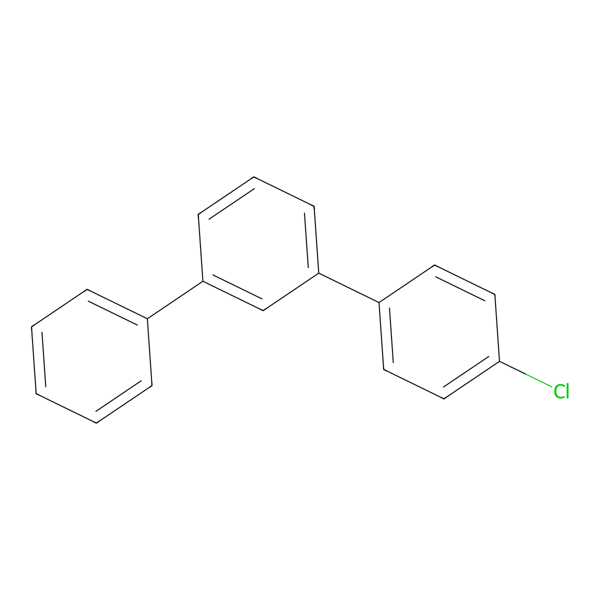 1,1':3',1''-Terphenyl, 4-chloro- molecular structure, CAS 345218-99-7