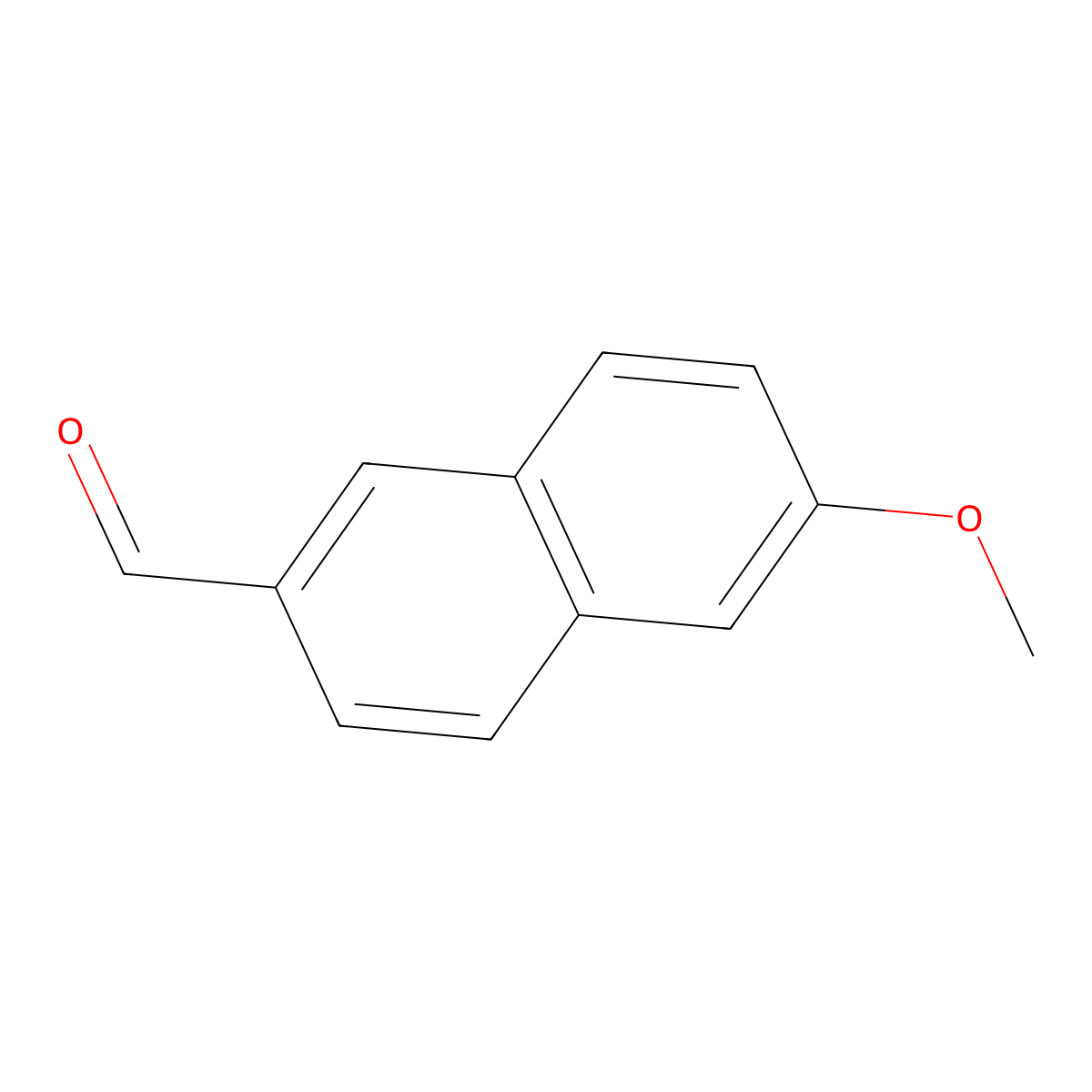 6-Methoxy-2-naphthaldehyde molecular structure, CAS 3453-33-6
