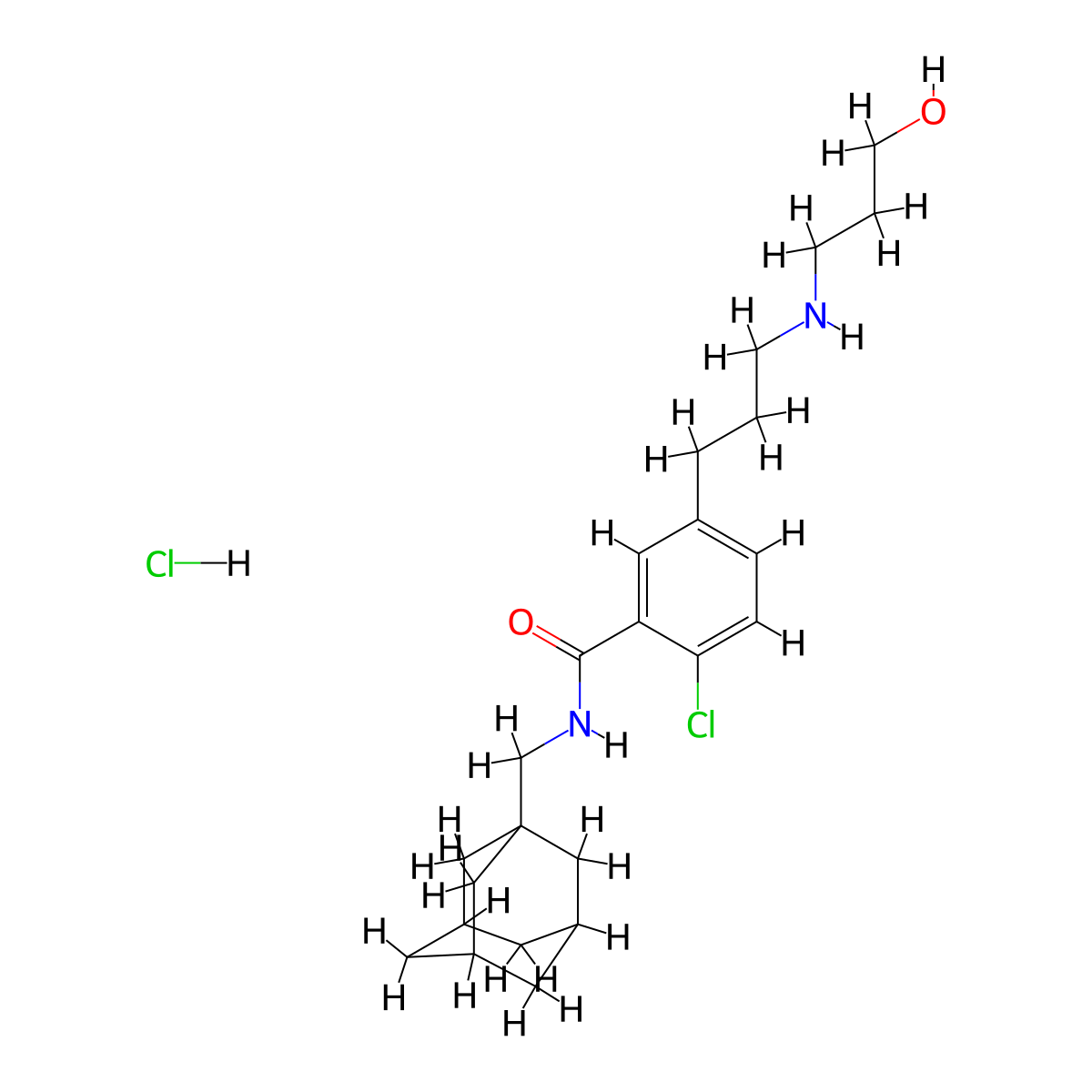 AZD-9056 hydrochloride molecular structure, CAS 345303-91-5