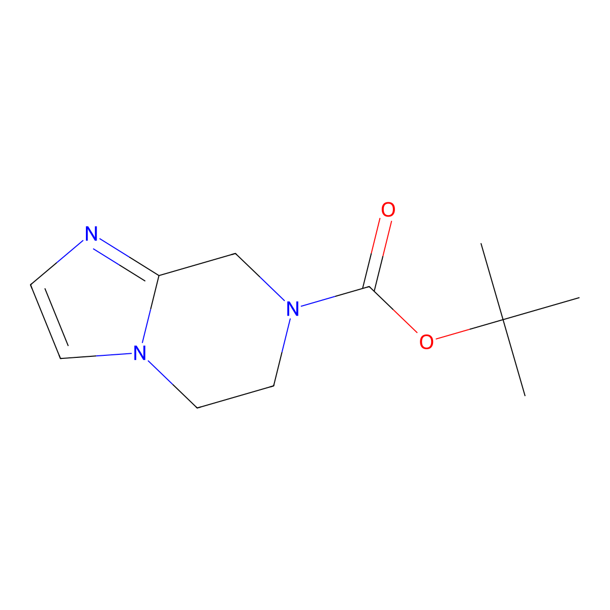 tert-Butyl 5,6-dihydroimidazo(1,2-a)pyrazine-7(8H)-carboxylate molecular structure, CAS 345311-03-7