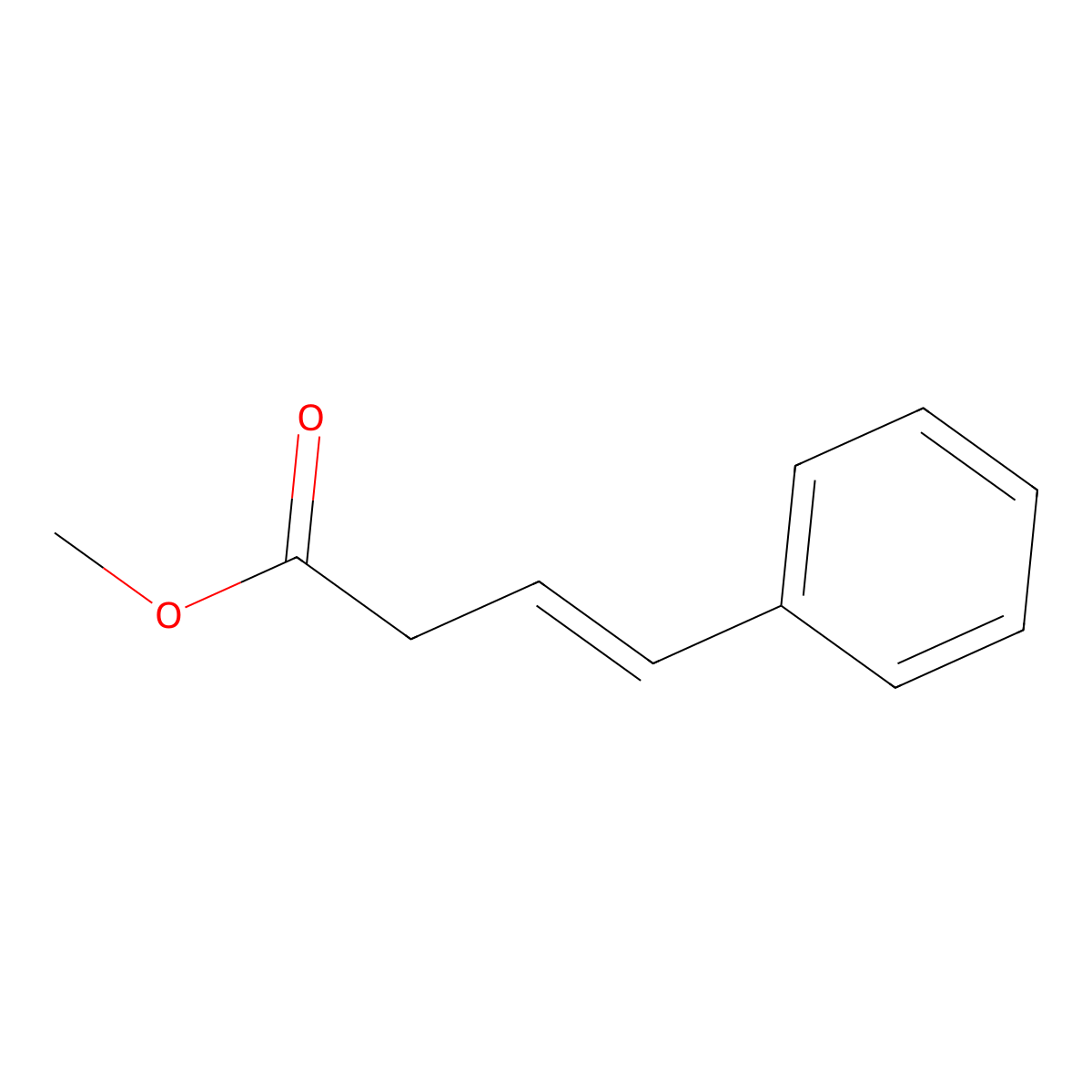 Methyl (3E)-4-phenyl-3-butenoate molecular structure, CAS 34541-74-7