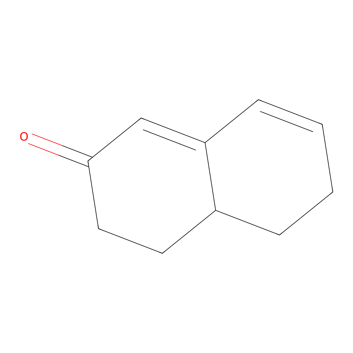 4,4a,5,6-Tetrahydro-2(3H)-naphthalenone molecular structure, CAS 34545-87-4