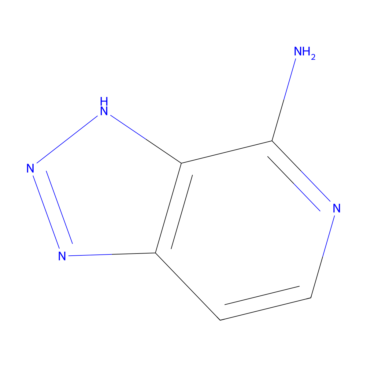 3H-[1,2,3]Triazolo[4,5-c]pyridin-4-amine molecular structure, CAS 34550-62-4