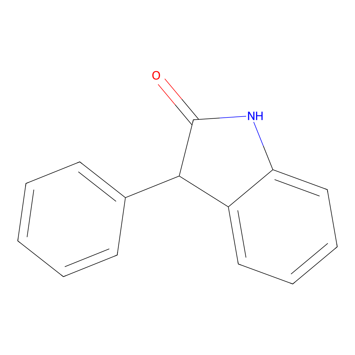 3-Phenyl-oxindole molecular structure, CAS 3456-79-9