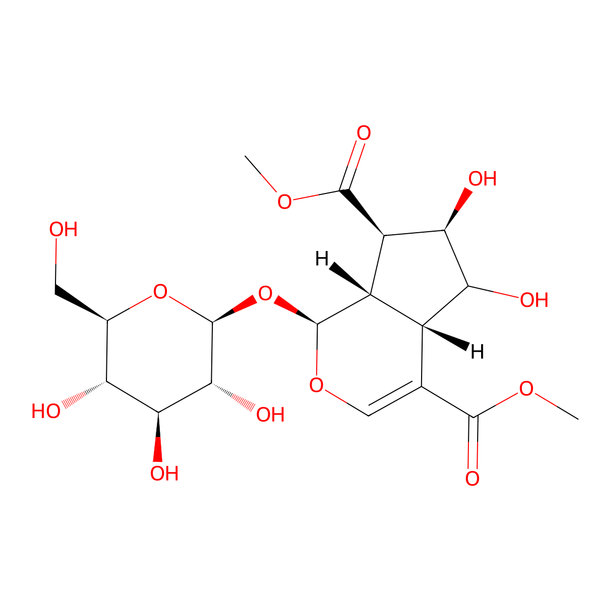 Myxopyroside molecular structure, CAS 345641-11-4