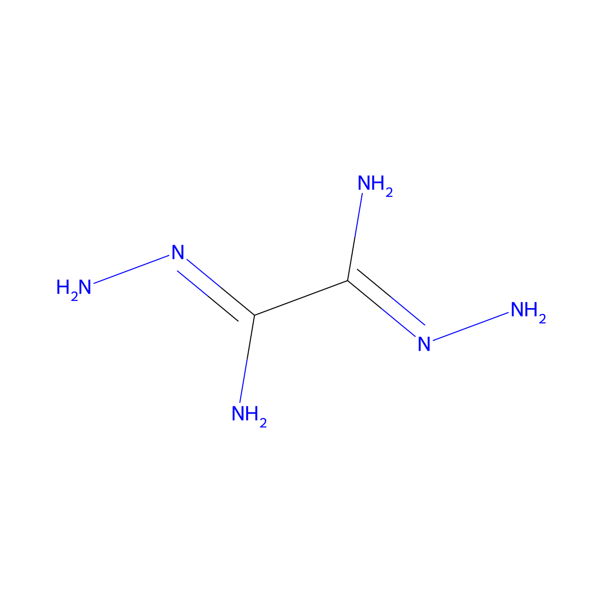 Ethanediimidic Acid 1,2-Dihydrazide molecular structure, CAS 3457-37-2