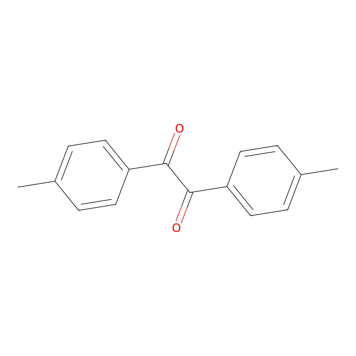 1,2-Bis(4-methylphenyl)-1,2-ethanedione molecular structure, CAS 3457-48-5