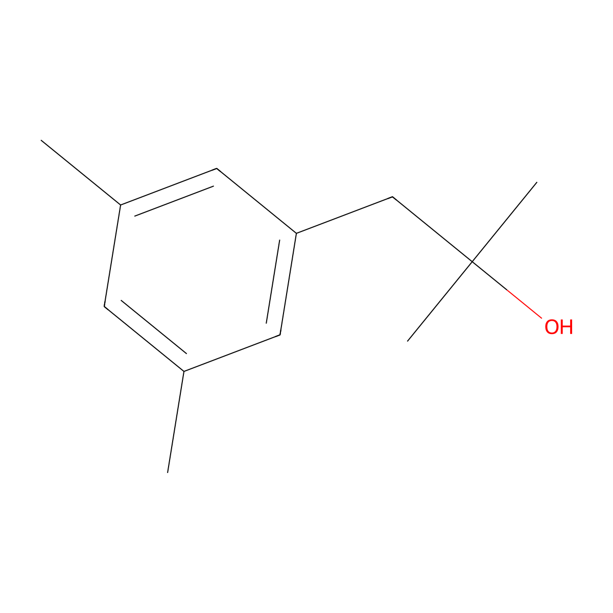 1-(3,5-Dimethylphenyl)-2-methyl-2-propanol molecular structure, CAS 34577-33-8