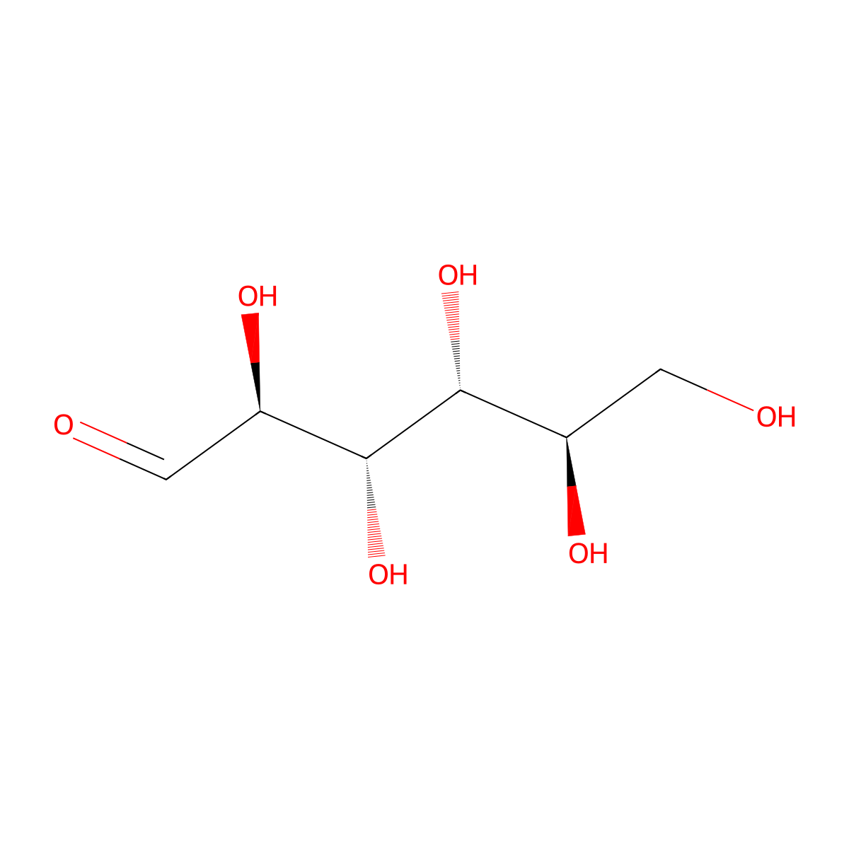 Demannose molecular structure, CAS 3458-28-4