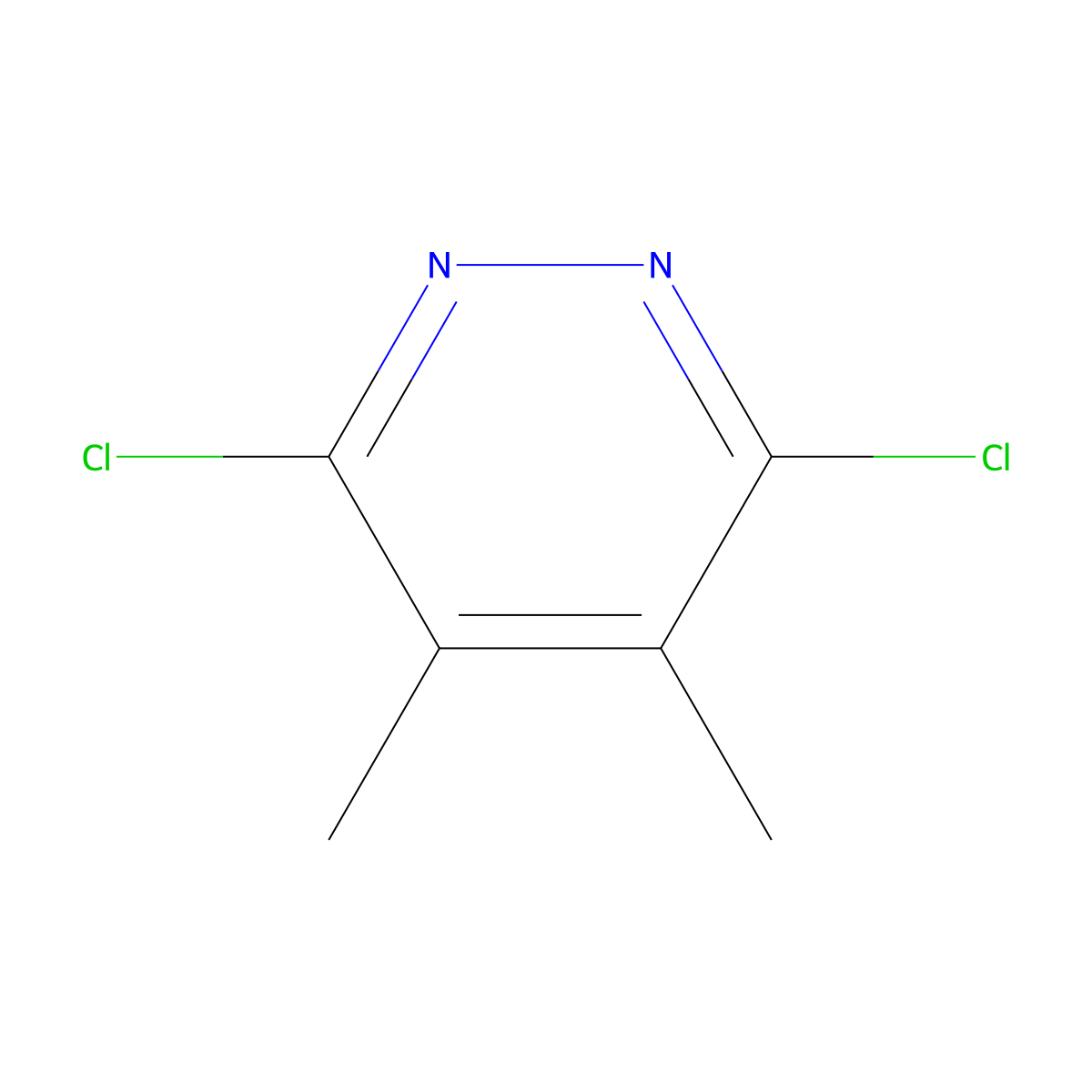 3,6-Dichloro-4,5-dimethylpyridazine molecular structure, CAS 34584-69-5