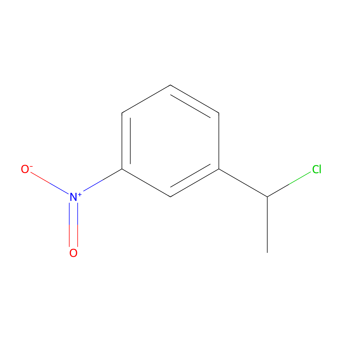 1-(1-Chloroethyl)-3-nitrobenzene molecular structure, CAS 34586-27-1