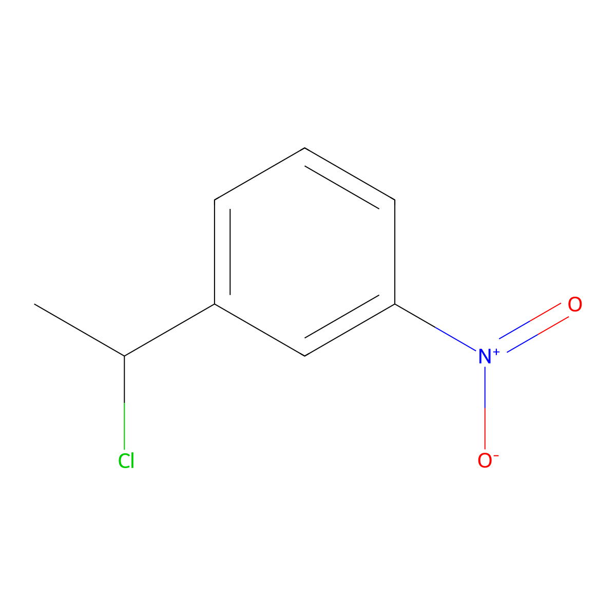 1-(1-Chloroethyl)-3-nitrobenzene molecular structure, CAS 34586-27-1