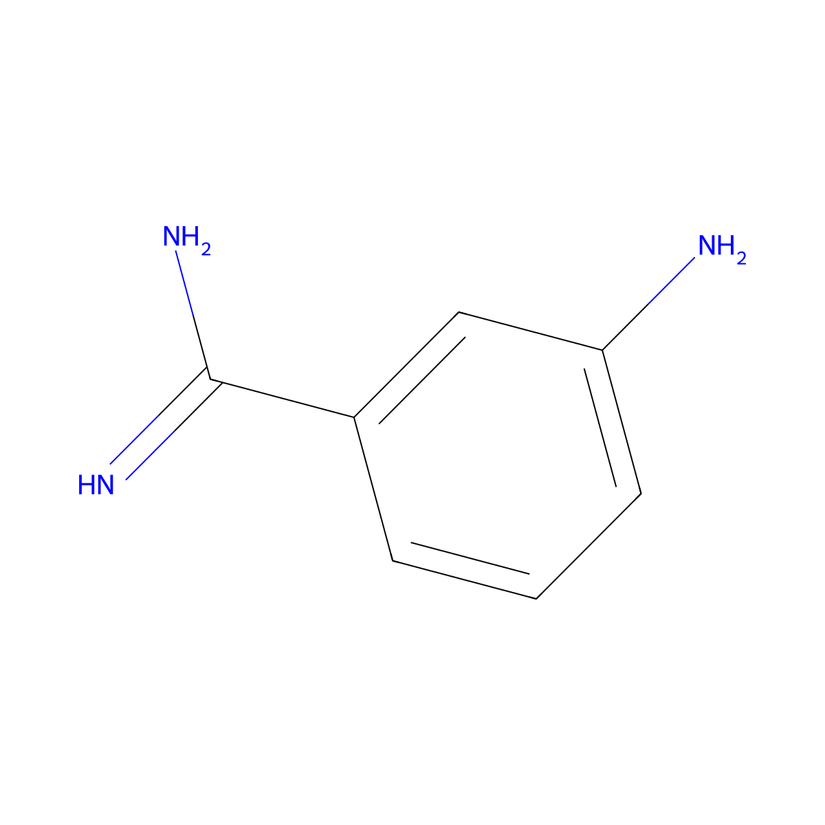 m-Aminobenzamidine molecular structure, CAS 3459-66-3