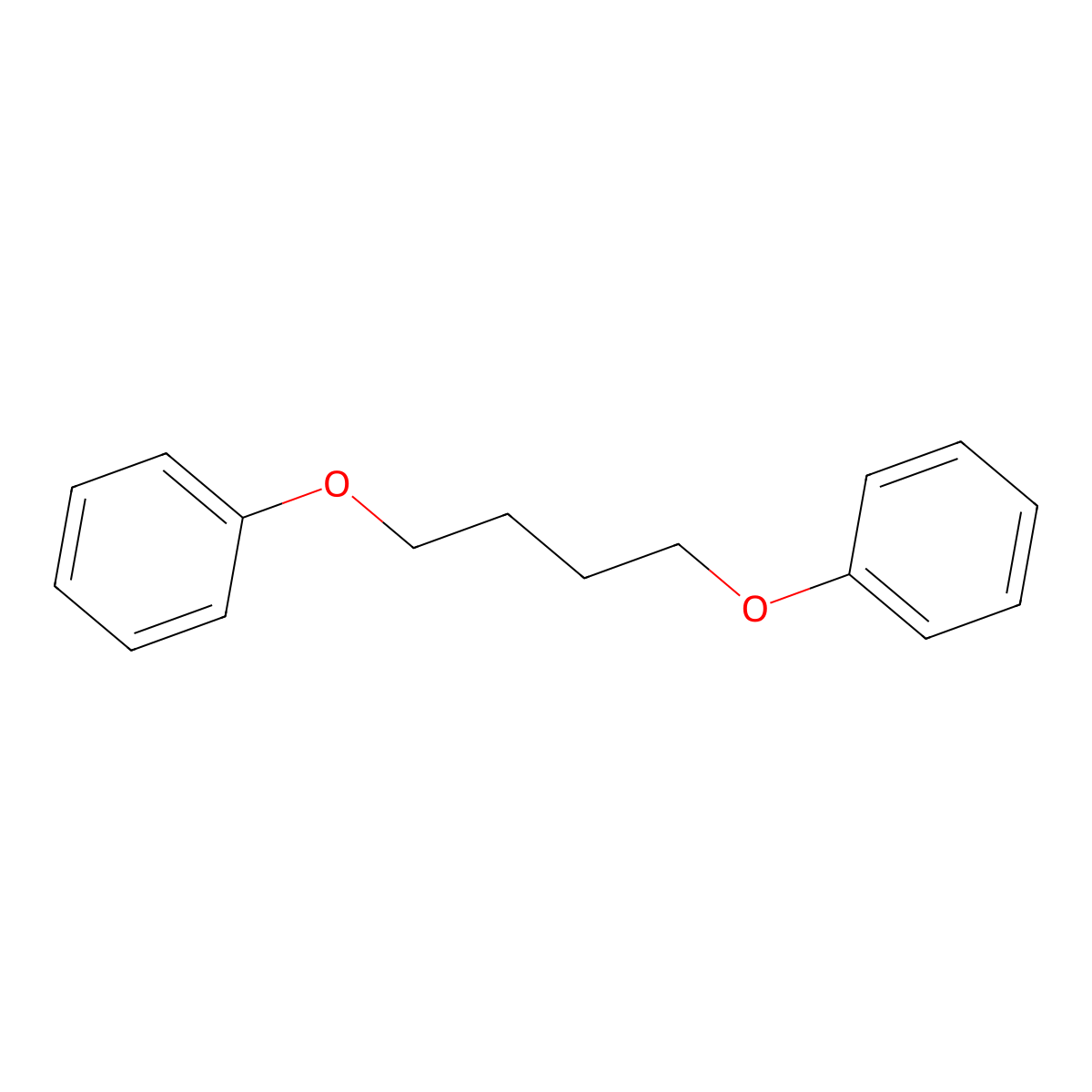 1,4-Diphenoxybutane molecular structure, CAS 3459-88-9