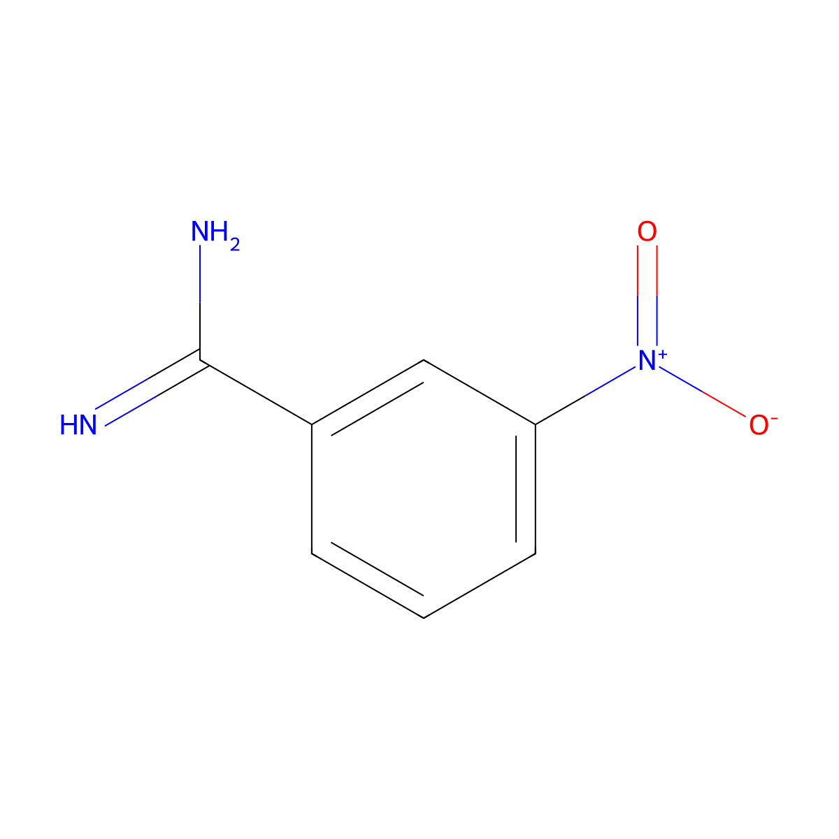 3-Nitrobenzamidine molecular structure, CAS 3459-99-2
