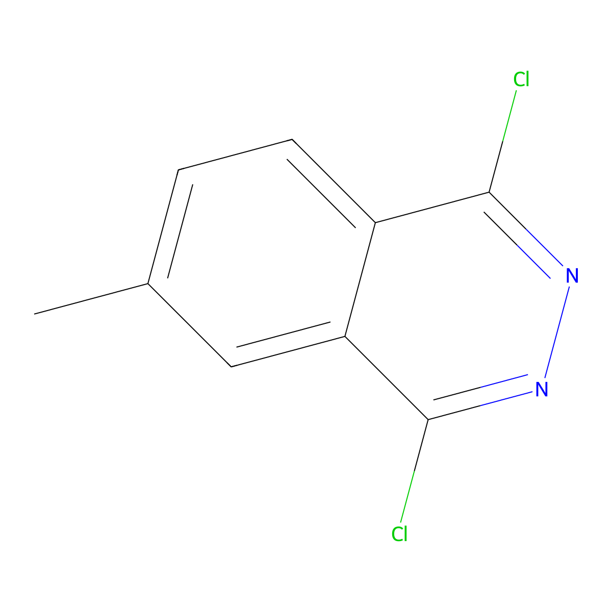 1,4-Dichloro-6-methylphthalazine molecular structure, CAS 345903-80-2