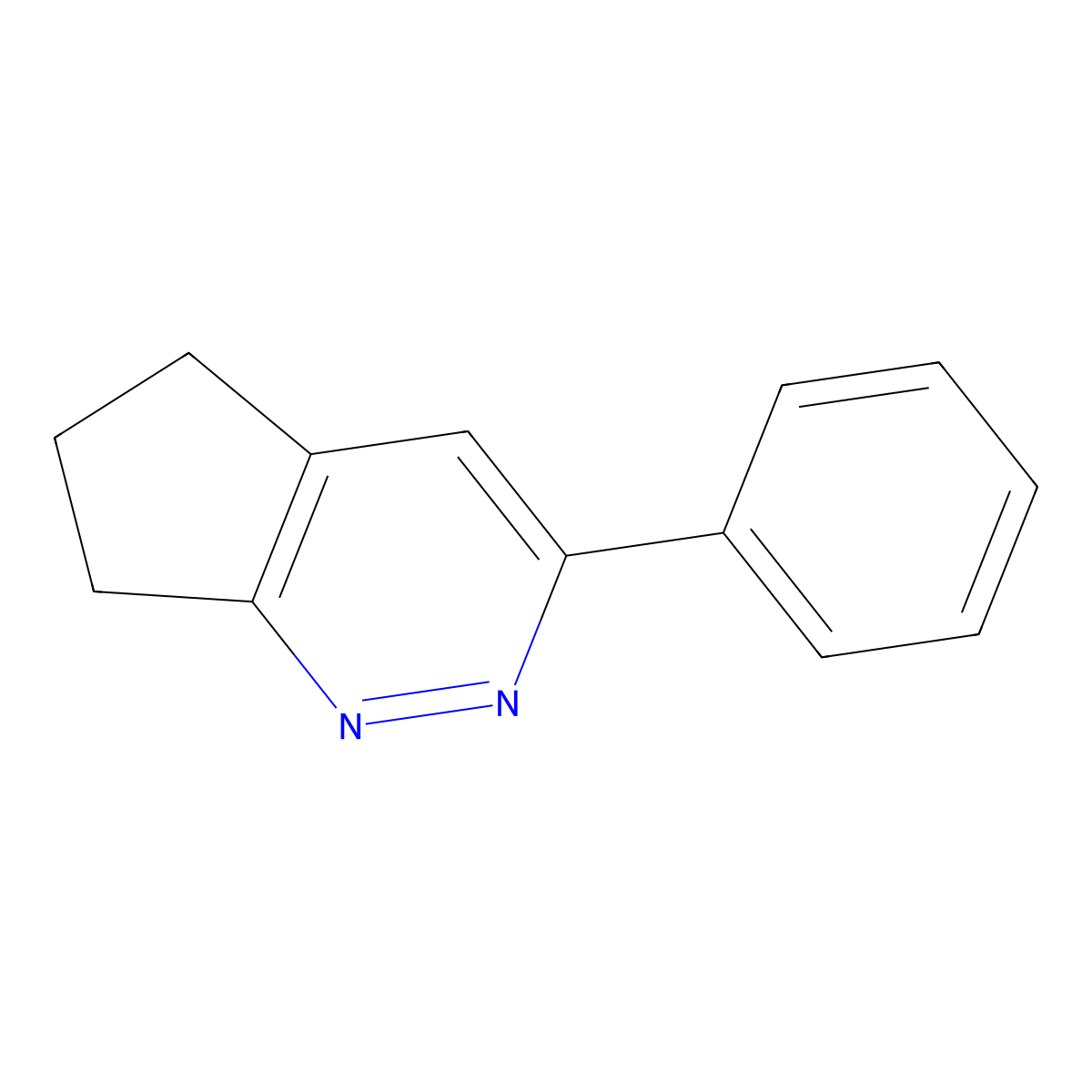 3-Phenyl-6,7-dihydro-5H-cyclopenta[c]pyridazine molecular structure, CAS 34595-83-0