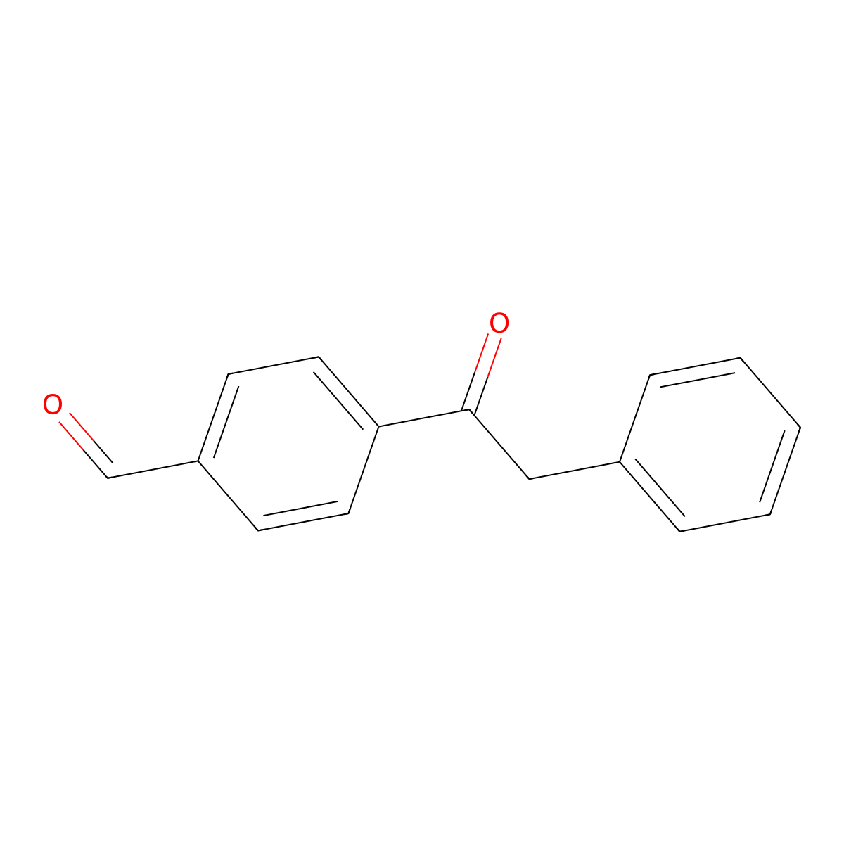 4-(2-Phenylacetyl)benzaldehyde molecular structure, CAS 345958-23-8