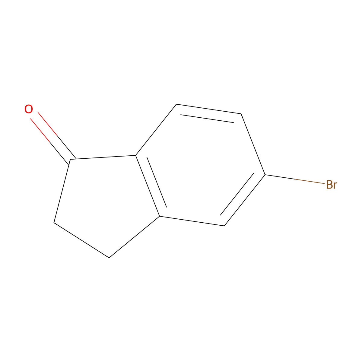 5-Bromo-1-indanone molecular structure, CAS 34598-49-7