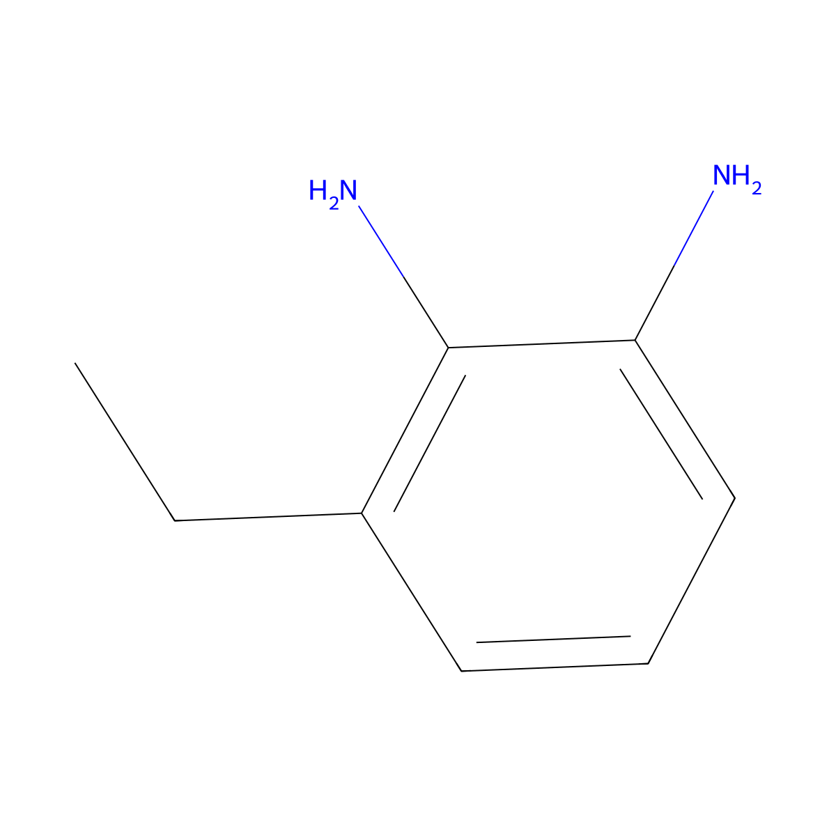 3-Ethylbenzene-1,2-diamine molecular structure, CAS 346001-26-1