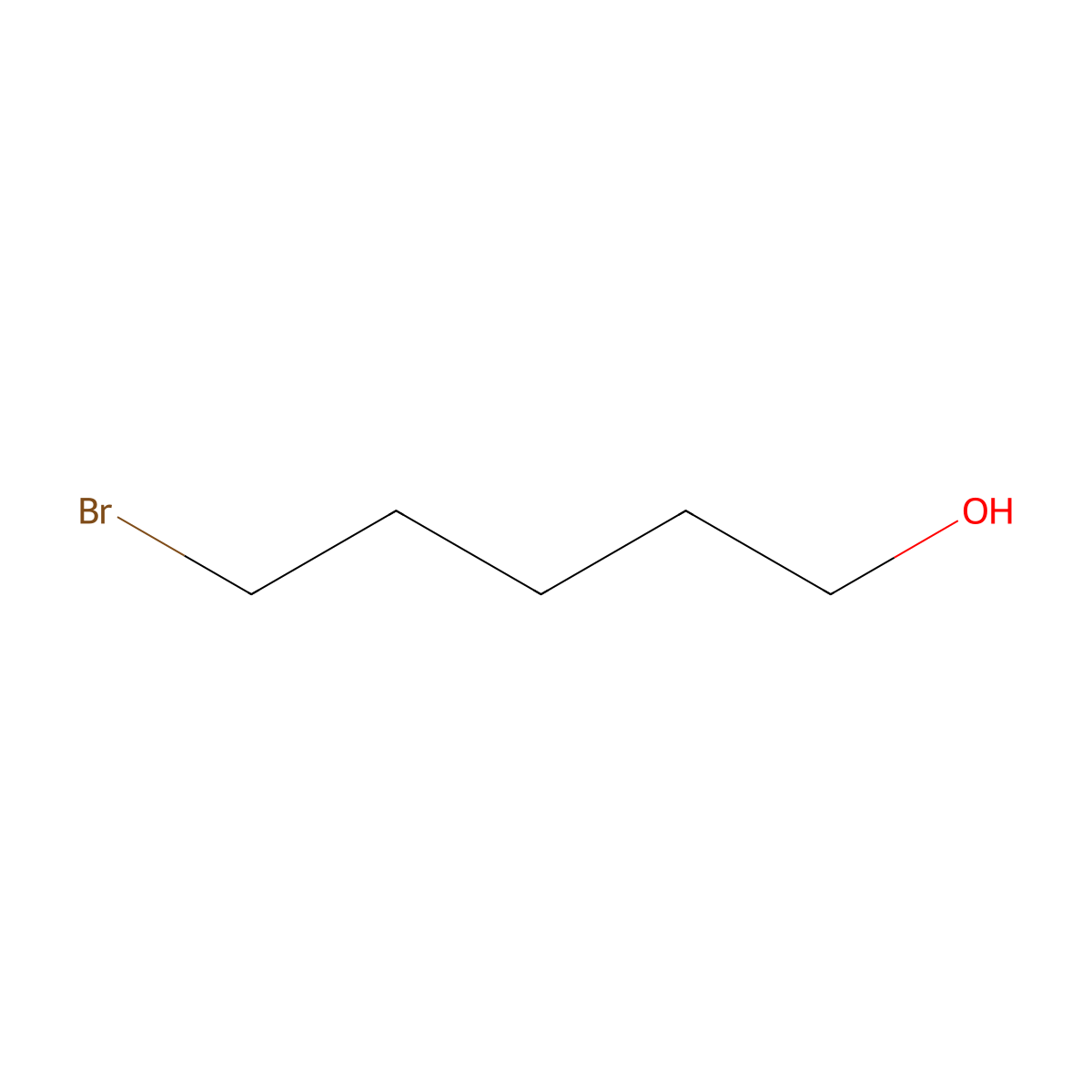 1-Pentanol, 5-bromo- molecular structure, CAS 34626-51-2