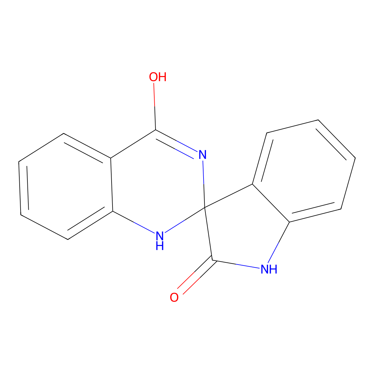 Spiro[1,2,3-trihydroquinazoline-2,3'-indoline]-4,12-dione molecular structure, CAS 346457-57-6