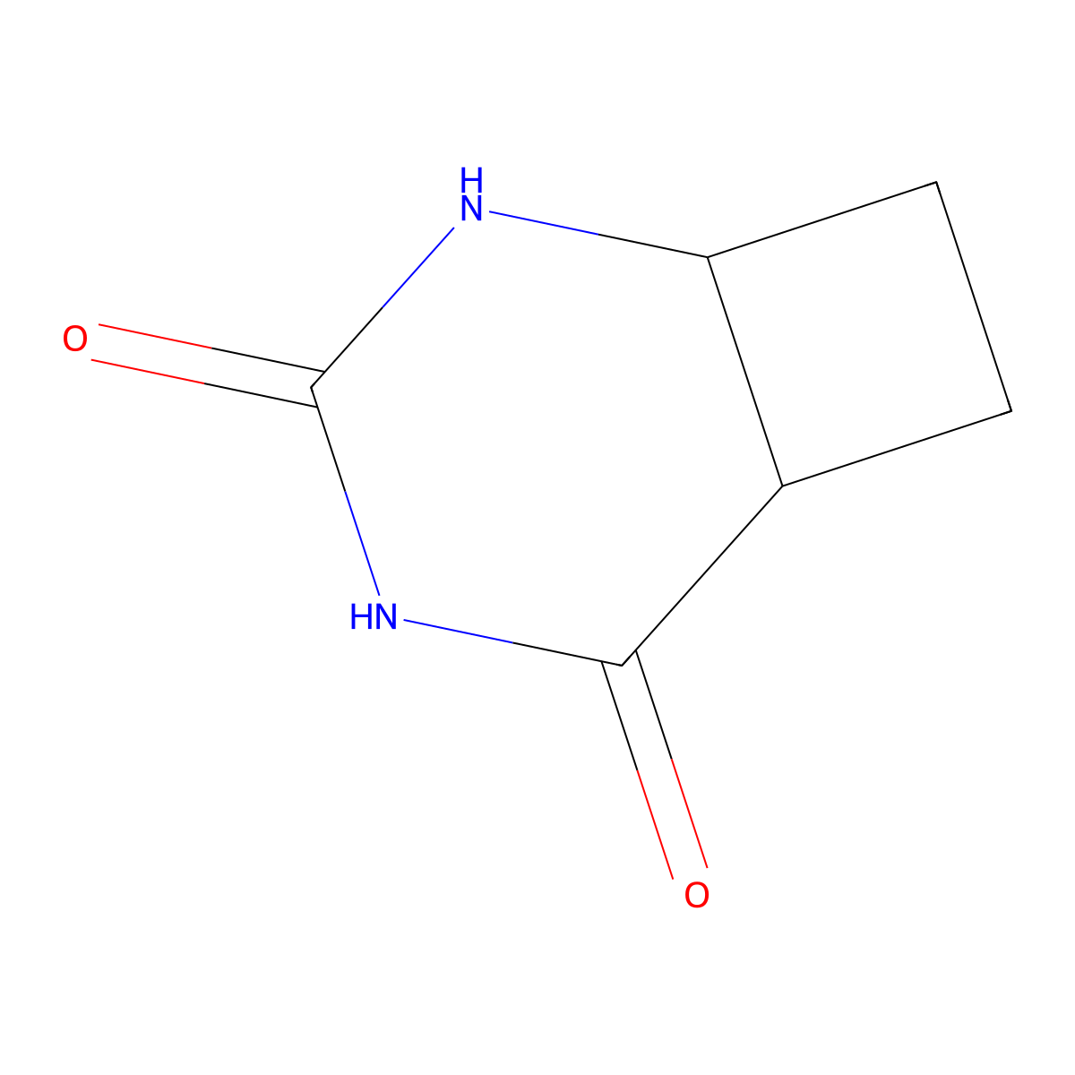 2,4-Diazabicyclo[4.2.0]octane-3,5-dione molecular structure, CAS 34658-61-2