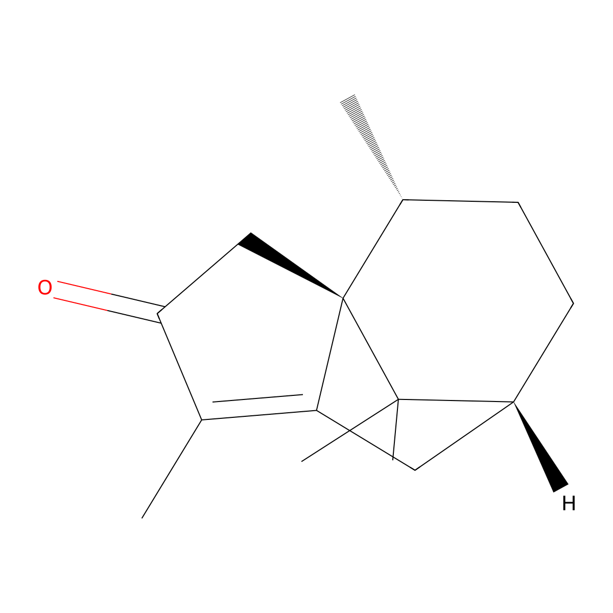 Cyperenone molecular structure, CAS 3466-15-7