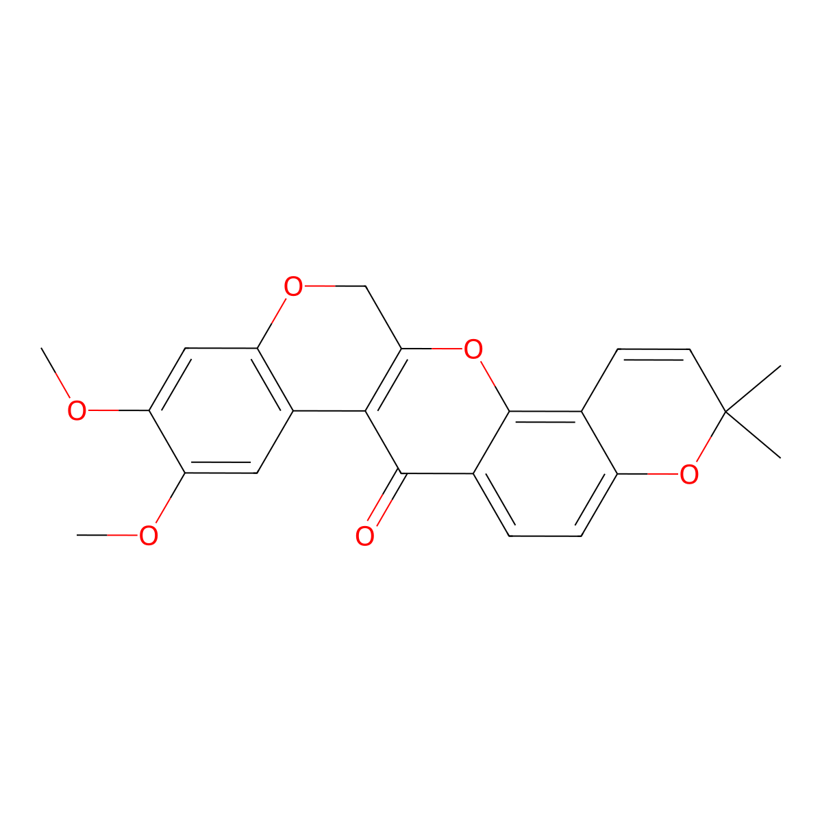 Dehydrodeguelin molecular structure, CAS 3466-23-7